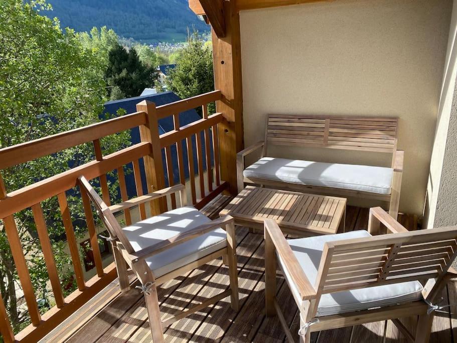 Charmant T4 Duplex Vue Montagne Loudenvielle Eksteriør bilde
